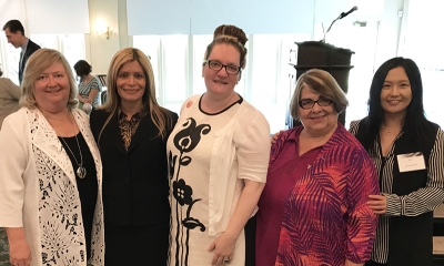 (From the left) Kathy Schalk-Greene, Loida Garcia-Febo, Sophie Brookover, Joanne Roukens & Mi-Sun Lyu